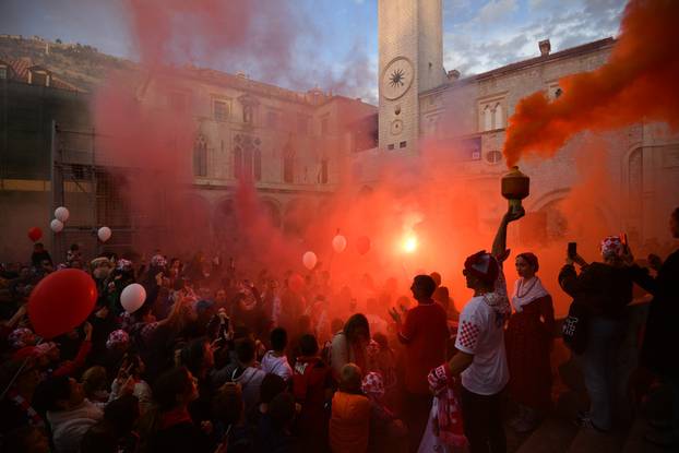 Svečani doček zlatnih vatrpolista u Dubrovniku