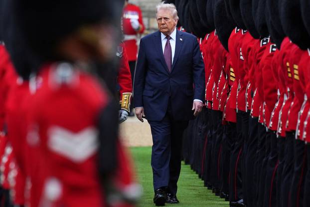 U.S. President Trump makes second state visit to Britain