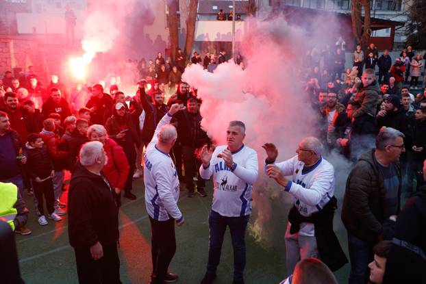 Doček KK Alkar nakon osvojenog drugog mjesta na kupu Krešimir Čosić