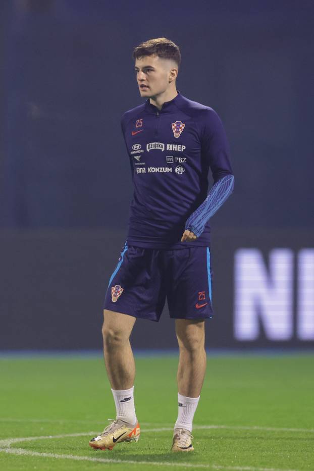 Zagreb: Trening hrvatske nogometne reprezentacije