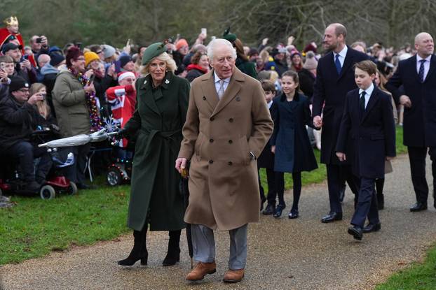 Royals attends Christmas Day Church service