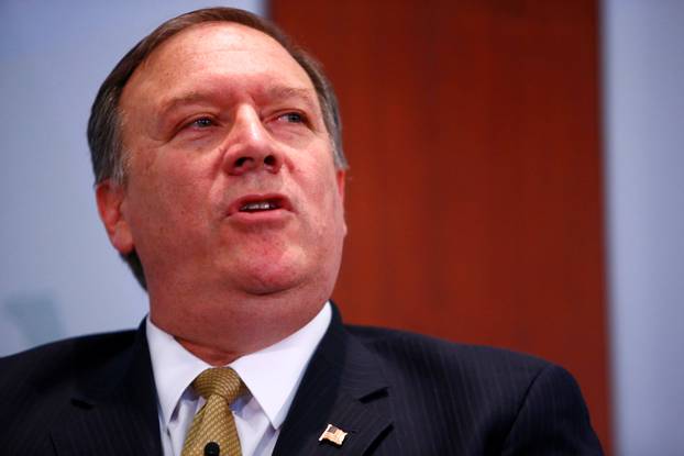 Central Intelligence Agency Director Mike Pompeo speaks at The Center for Strategic and International Studies in Washington