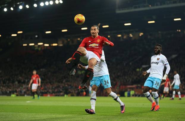 Manchester United v West Ham United - EFL Cup - Quarter Final - Old Trafford