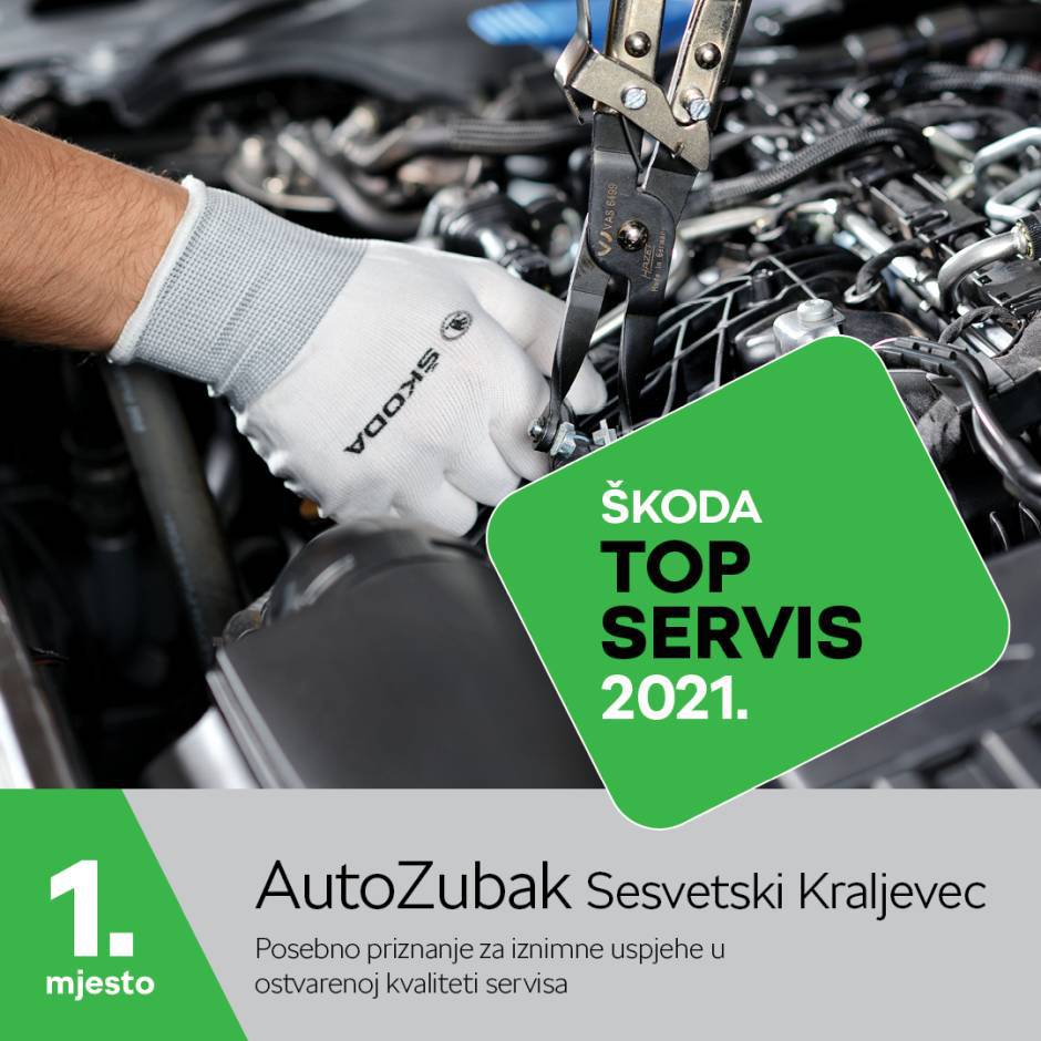 AutoZubak Sesvetski Kraljevec najbolji je Škoda servis u Hrvatskoj!