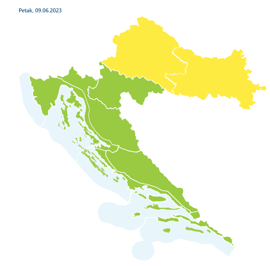 Spojili ste Tijelovo i vikend? Evo kakvo nas vrijeme čeka: Kiša i grmljavina, ali negdje i sunce