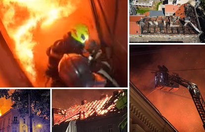 VIDEO Vatrogasci objavili zastrašujuću snimku borbe s buktinjom u zgradi na Zrinjevcu