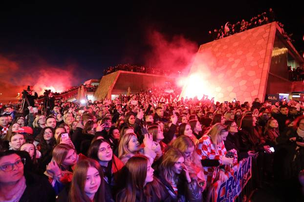 Rijeka: Doček srebrnih Tina Lučina, Filipa Glavaša i Valtera Matoševića