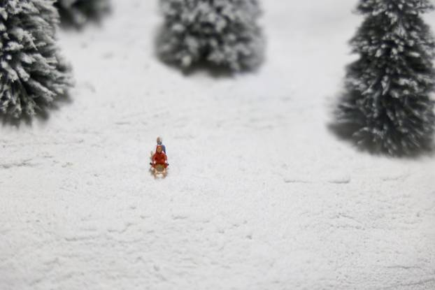 24sata Virovitica: Maketa iz filma "Vlak u snijegu"