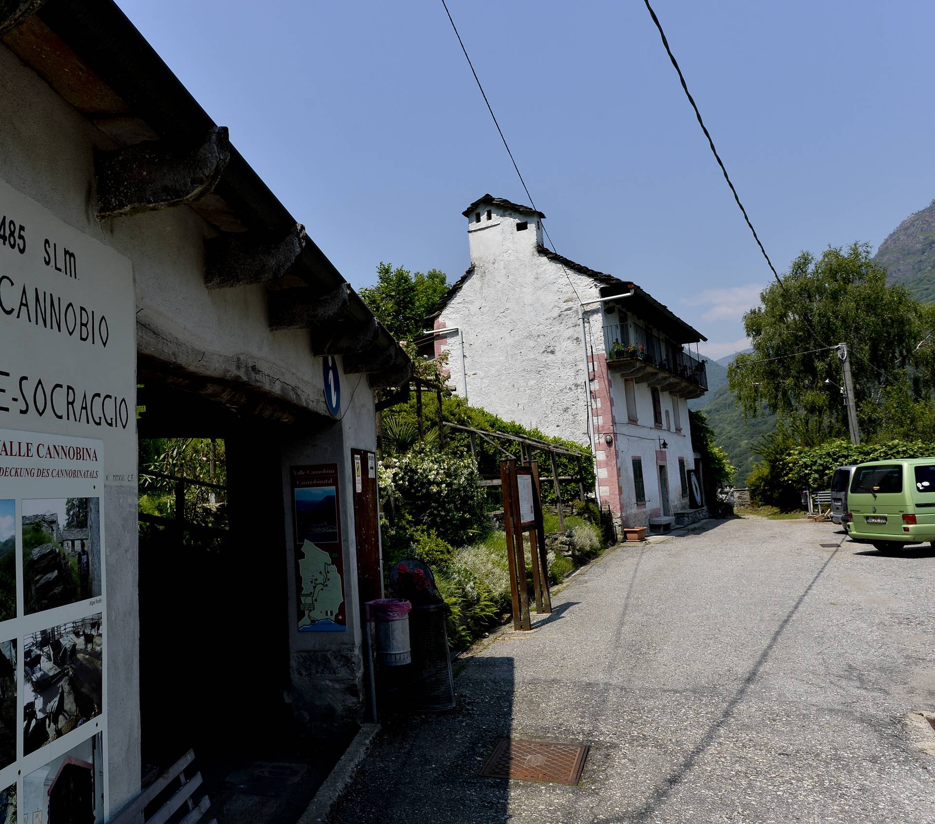 Paolina Grassi, the only inhabitant of the small village of Socraggio in the Cannobina Valley