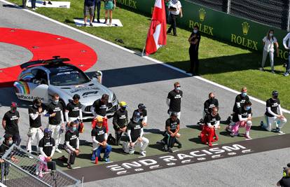 FIA donira za borbu s rasizmom, a Formula u raskolu: Nekolicina odbila klečati uoči VN Austrije...