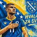 FOTO Nogometna ludnica u BiH: Edin D&zcaron;eko dobio najve&cacute;i mural