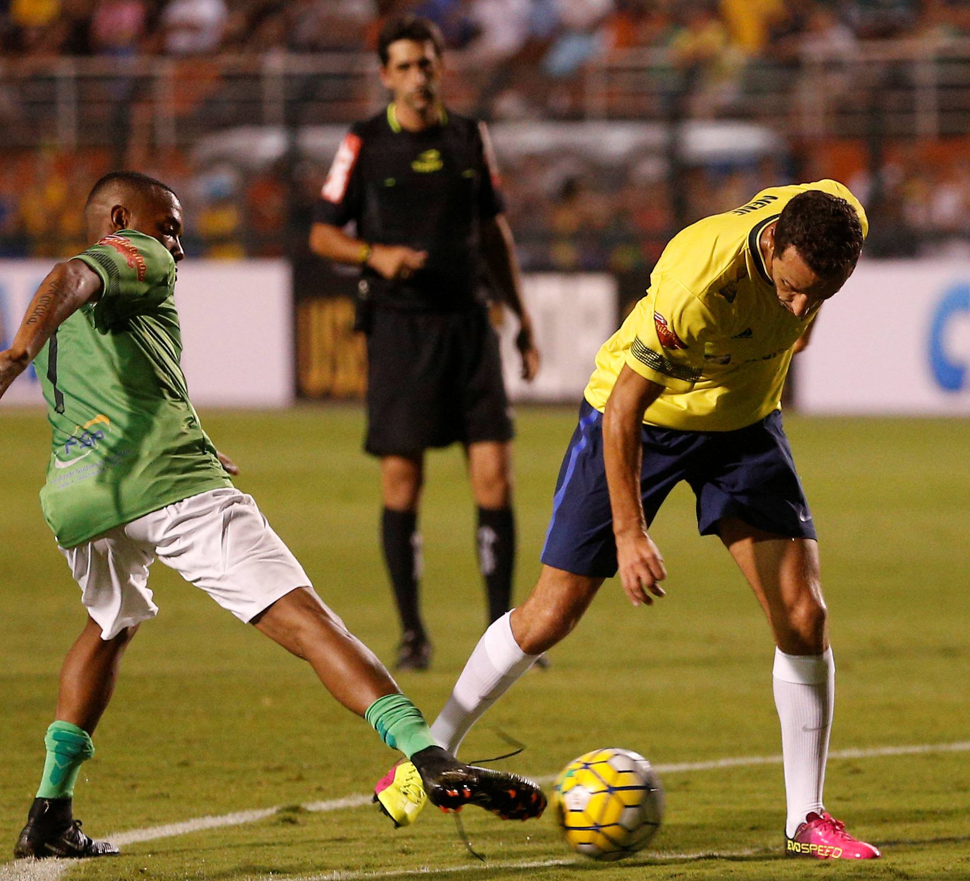 Football Soccer - Ousadia (Neymar's Friends) v Pedalada (Robinho's Friends) - End of year charity soccer match