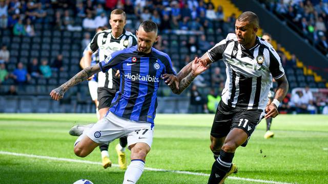 italian soccer Serie A match - Udinese Calcio vs Inter - FC Internazionale