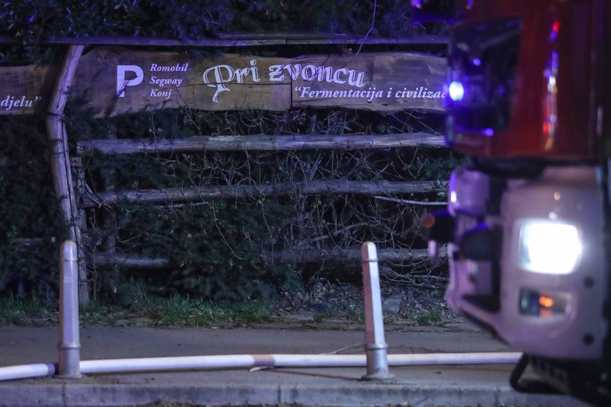 Video: Gorio kultni restoran u Zagrebu, čovjeka odvezla Hitna