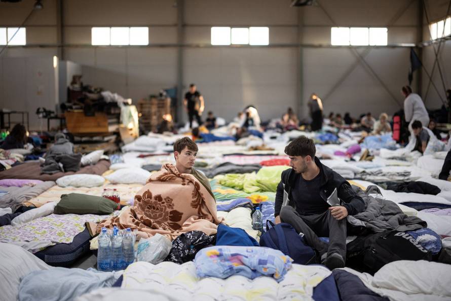 Protest march following the deadly November 2024 Novi Sad railway station canopy collapse, in Indjija