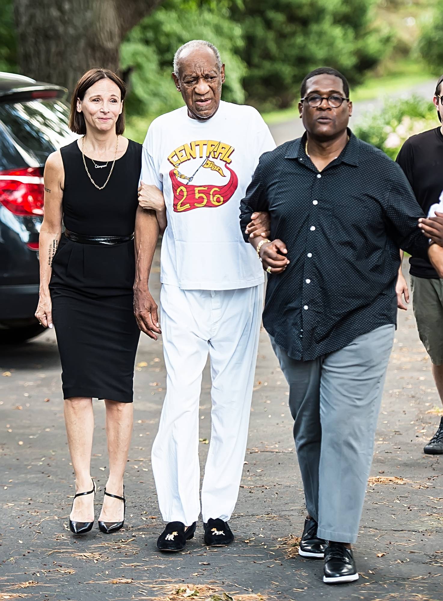 Bill Cosby is seen for a first time outside of his home after being released from prison in Pennsylvania
