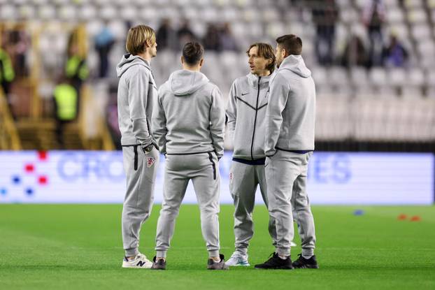 Prva utakmica četvrtfinala UEFA Lige nacija između Hrvatske i Francuske, obilazak stadiona 