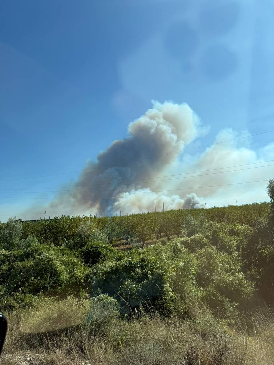 VIDEO Lokalizirali požar kod Zadra, a  kod Ninskih Stanova van kontrole. Stigli i kanaderi
