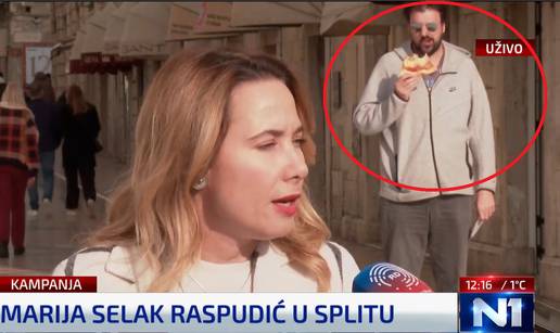 VIDEO Otkrilo se tko je viralni tip koji žvače pizzu iza Selakice