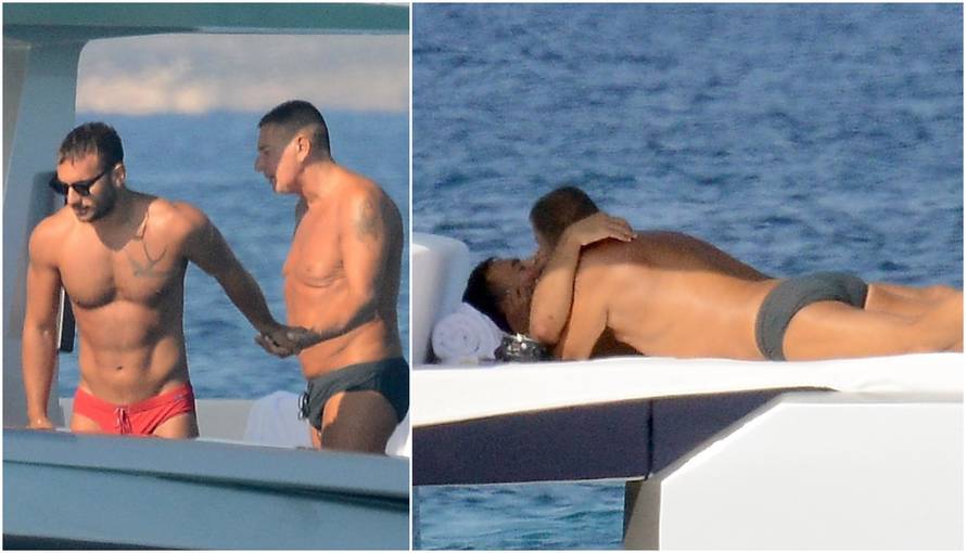Vrući kadrovi s jahte: Dizajner Gabbana ljubio je mlađeg dečka