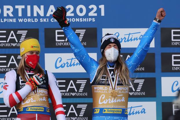 alpine ski race - 2021 FIS Alpine World SKI Championships - Parallel Giant Slalom - Women