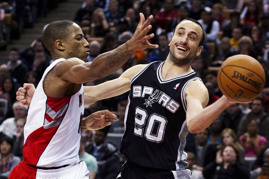 Spurs Raptors Basketball