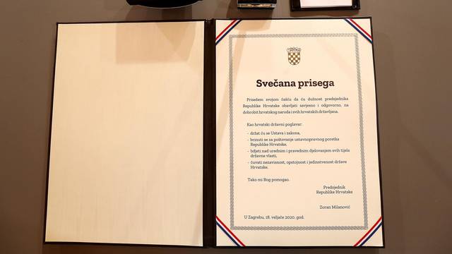 Generalna proba za inauguraciju novog predsjednika Zorana Milanovića