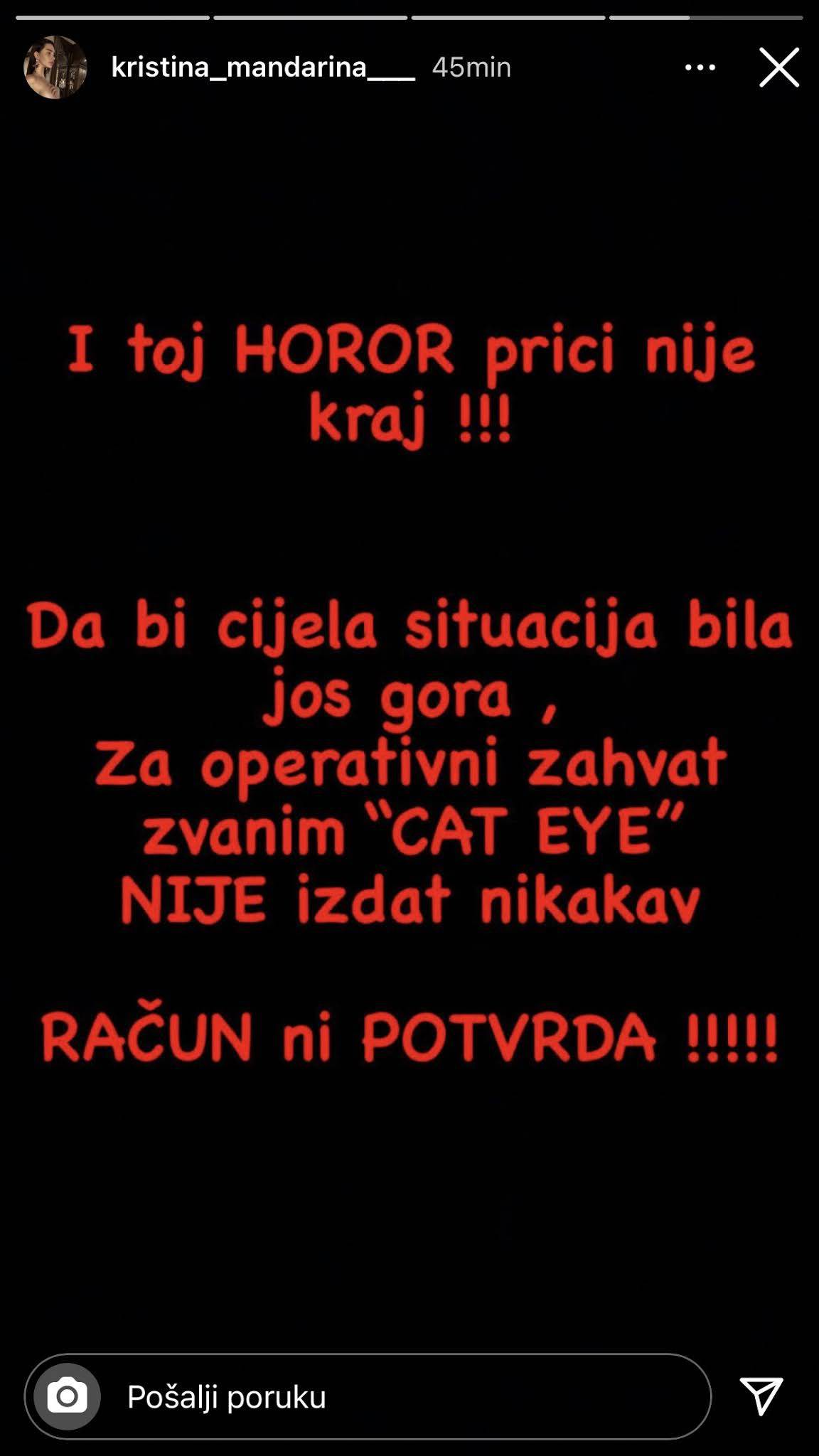 Mandarinin horor: On je mesar, a ne doktor! Unakazio me skroz