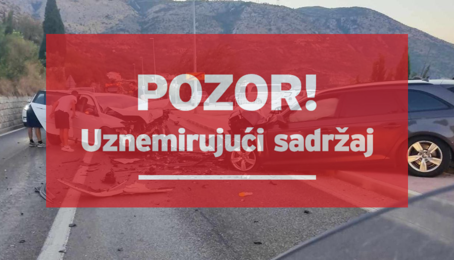 Nesreću u Solinama skrivio je Kosovar (40). Vozačica (45) je poginula, žena i dijete kritično