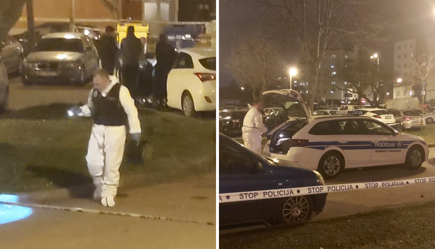 FOTO Prizori s mjesta zločina u Španskom, policija je ogradila parkiralište. Napadač pobjegao