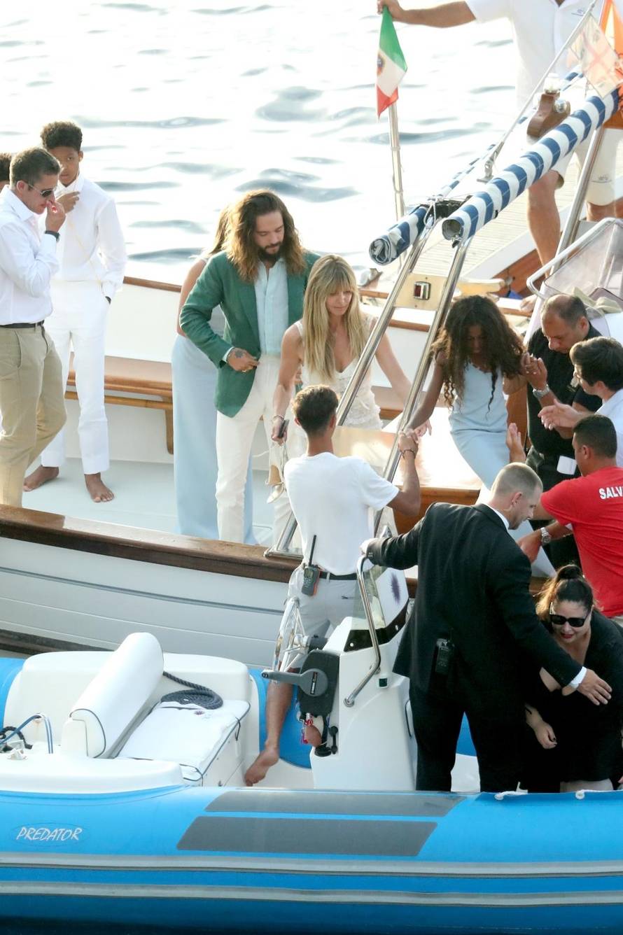 Capri: Heidi Klum i Tom Kaulitz dolaze na zabavu prije sutraÅ¡njeg vjenÄanja