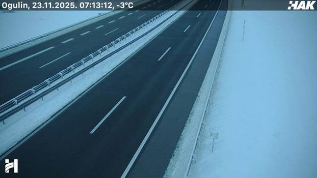 HAK: Snijeg ne pada, autoceste su očišćene. Upozorenje za ove dijelove Hrvatske