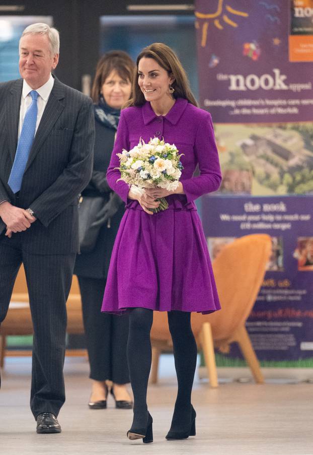 Royal visit to East Anglia Children