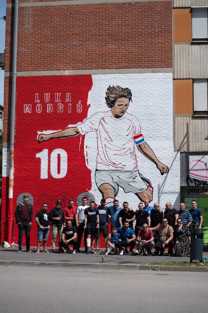 FOTO Posveta najvećem: Luka Modrić u Zagrebu dobio mural