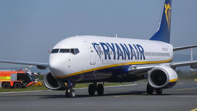 Dolazak prvog zrakoplova aviokompanije Ryanair u Zagreb iz Bruxellesa