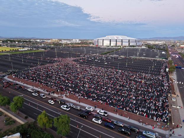 Memorial service for slain conservative commentator Kirk in Glendale