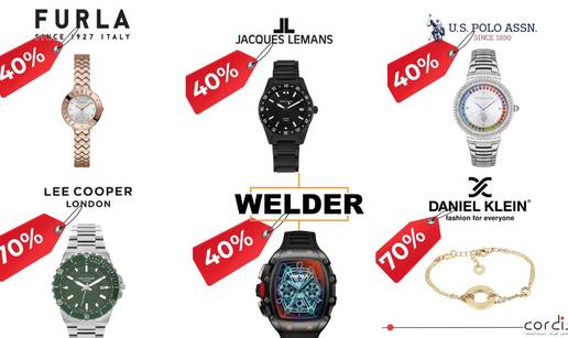 Cordis Black Friday: Najbolji popusti u godini do -70 % na satove, nakit i modne dodatke