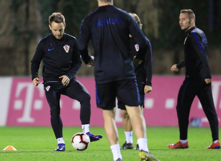 Zagreb: Hrvatska nogometna reprezentacija odradila trening