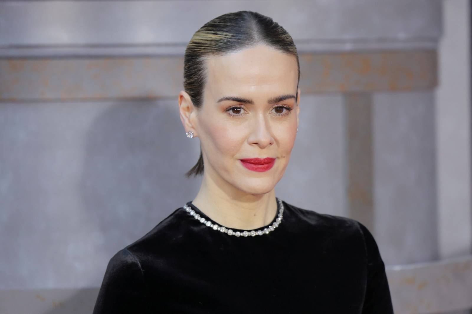 Sarah Paulson arrives for the premiere of the final season of "Game of Thrones" at Radio City Music Hall in New York