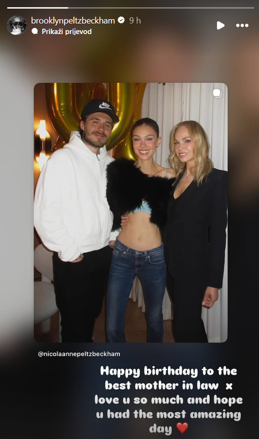 Punicu hvali, a mamu ignorira i na Majčin dan: Evo što je sada objavio Brooklyn Beckham...