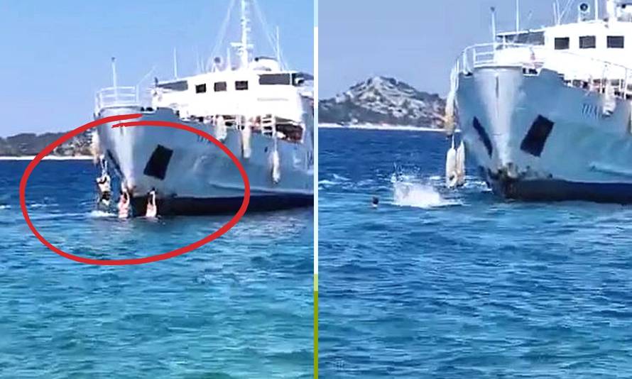 Nevjerojatna snimka opasne i lude zabave na Prviću: 'Sjedim i čudim se gluposti ovih turista'