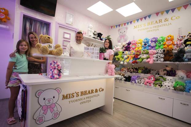 24sata Opatija: Trgovina Miss Bear & Co za vlastoručnu izradu plišanaca