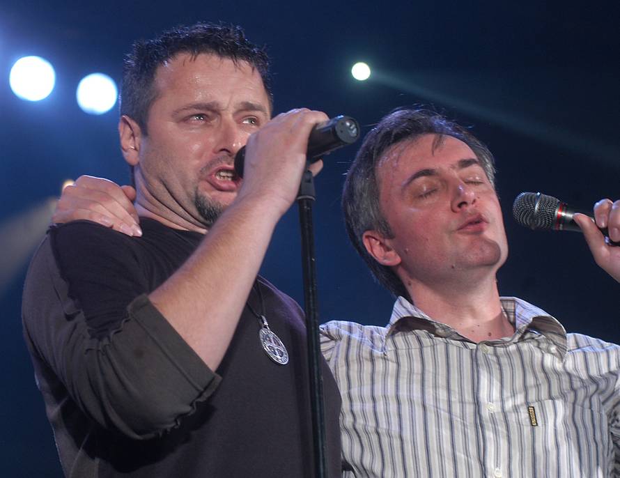 Zagreb: Koncert Miroslava Škore i Marka Perkovića Thompsona u Domu sportova