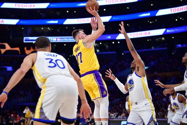 NBA: Golden State Warriors at Los Angeles Lakers