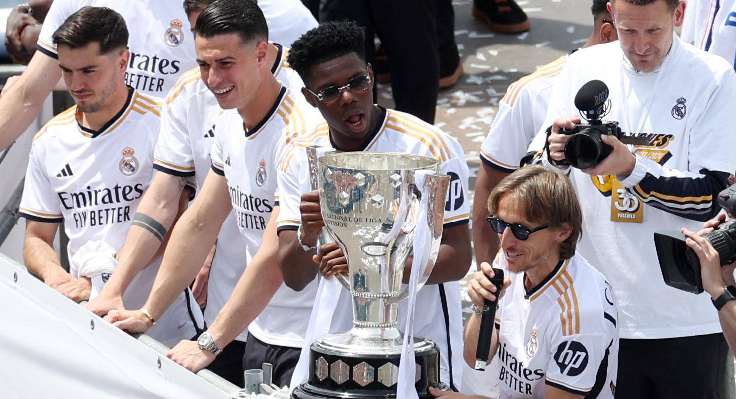 LaLiga - Real Madrid Celebrate Winning LaLiga