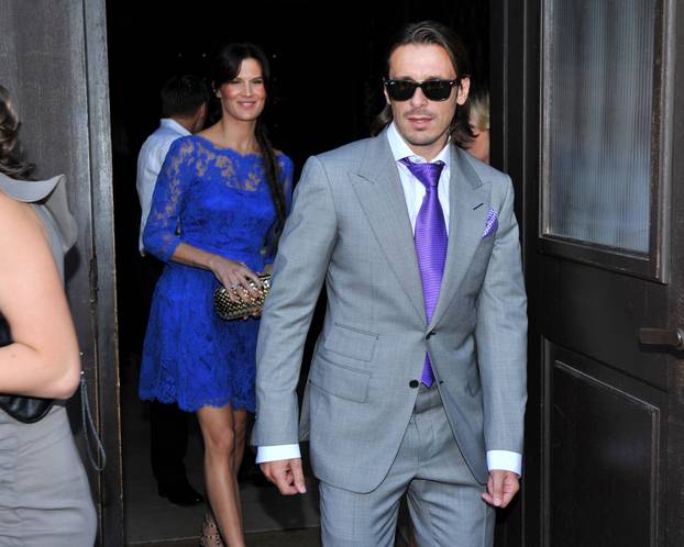 ARHIVA - 2011. Luka i Vanja Modri? vjen?ali se u zagreba?koj crkvi Gospe Lurdske