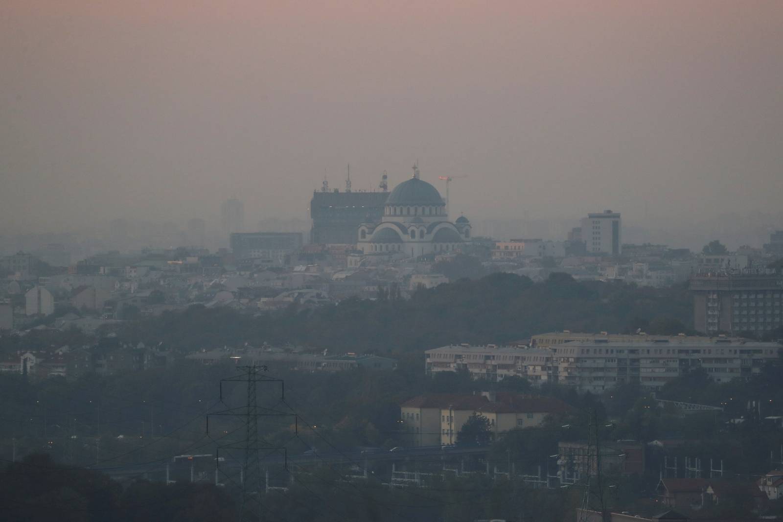FILE PHOTO: Belgrade joins the most polluted cities in the world as farmers torch fields