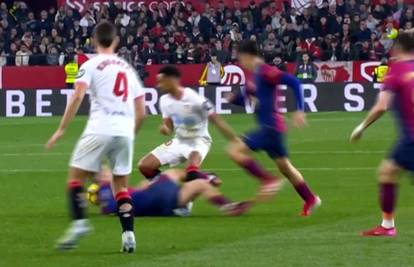 VIDEO Barcelona s desetoricom deklasirala Sevillu! Pogledajte brutalan faul Barcine zvijezde