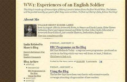 Sudbinu vojnika iz 1. svj. rata na blogu prate tisuće