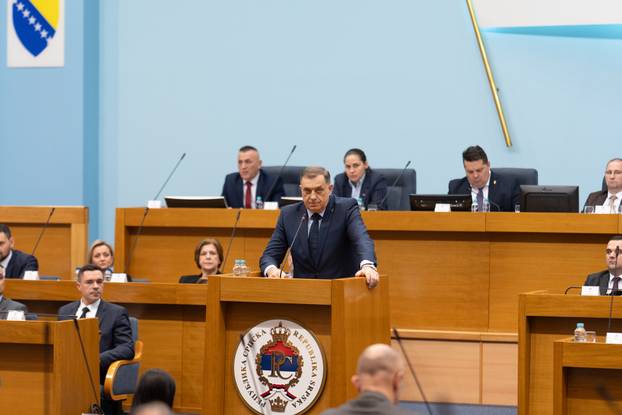 Banja Luka: Milorad Dodik se obratio poslanicima Narodne skupštine RS povodom nacrta novog Ustava RS